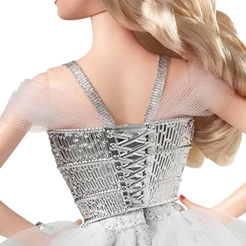 2021 Holiday Barbie - 12 Inch Blonde Wavy Hair Silver Gown Ages 6+