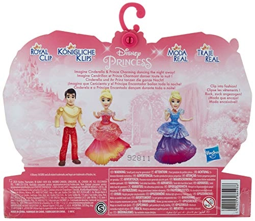 Cinderella and Prince Charming Fashion Doll - Royal Clips 2 Dresses