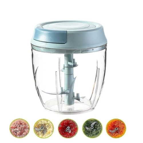 ROYFOL Manual Food Chopper - 900ml 5-Blade
