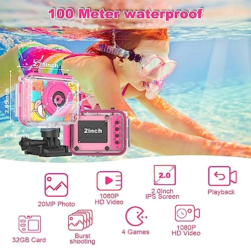 Kids Action Camera 2K