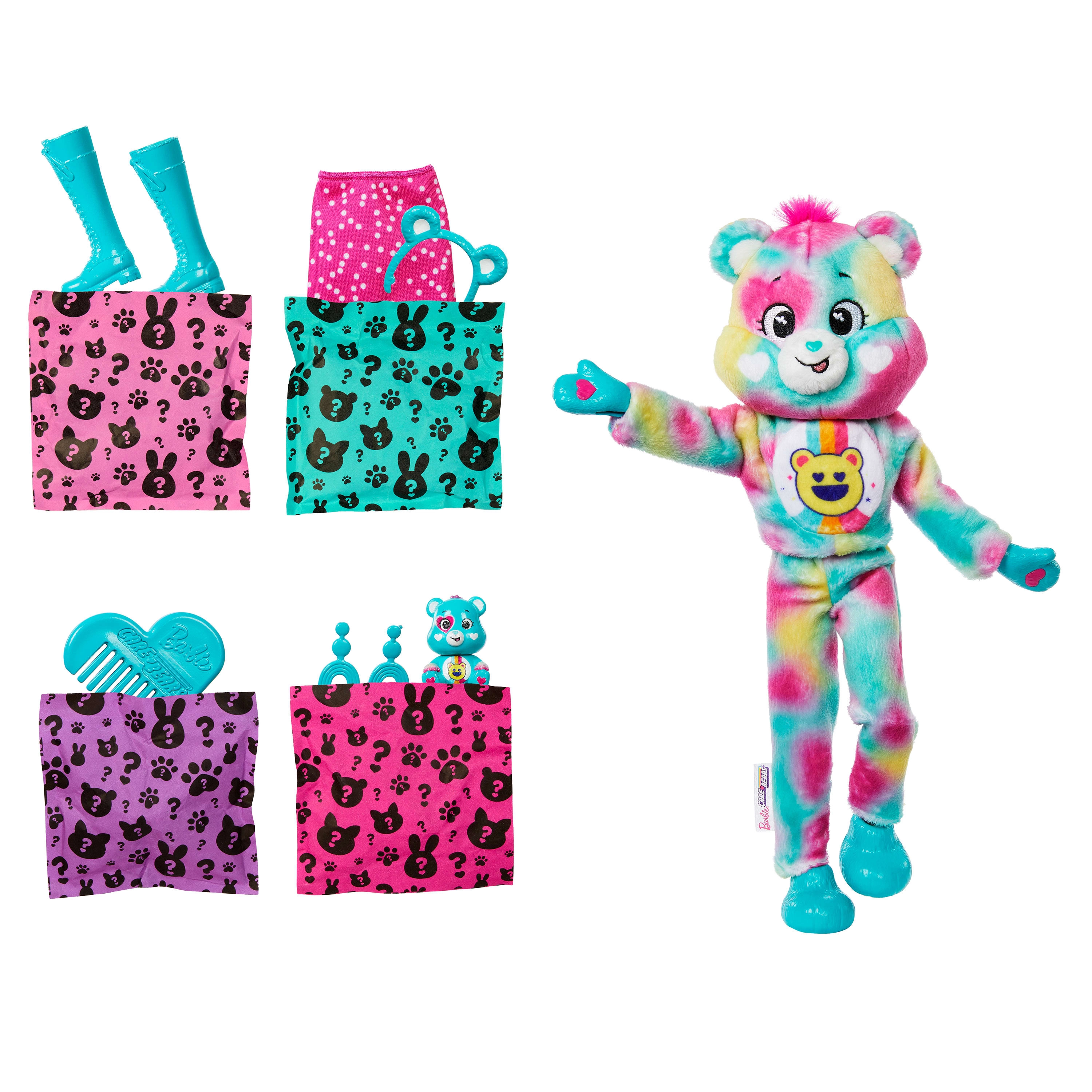 Cutie Reveal Care Bears Series 2 - Dream Bright Bear - 10 surprises Ages 3+