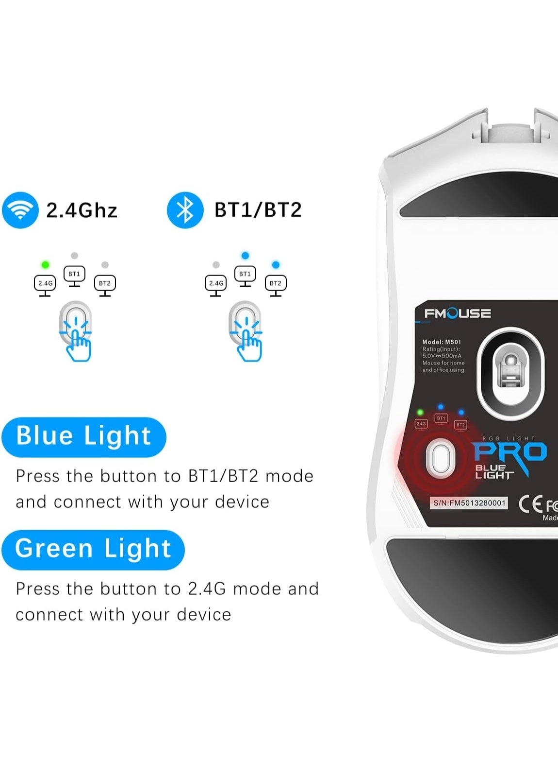 Ergonomic Mouse - Wireless
