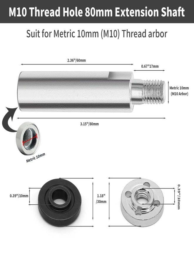 Angle Grinder Extension Connecting Rod - 80mm