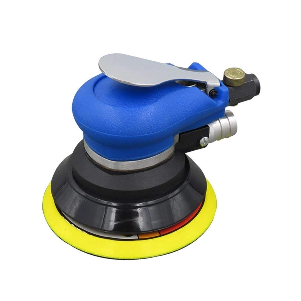 QSDCVIS Vacuum Pneumatic Polisher + Sander - 5 Inch + Woodworking Furniture Grinding Dry Grinder