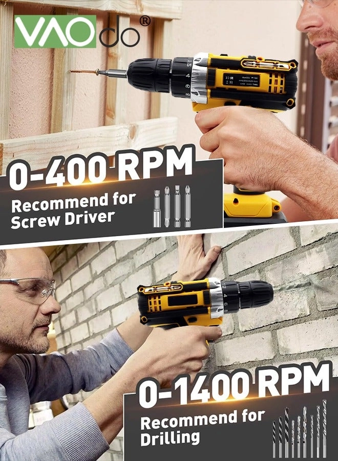 Cordless Drill - 24V 2 piece(s) 25+1 Torque Settings