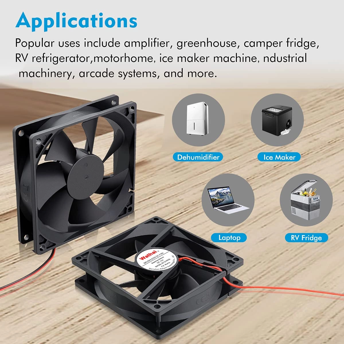 Brushless Exhaust Fan - 2 PCS 92mm