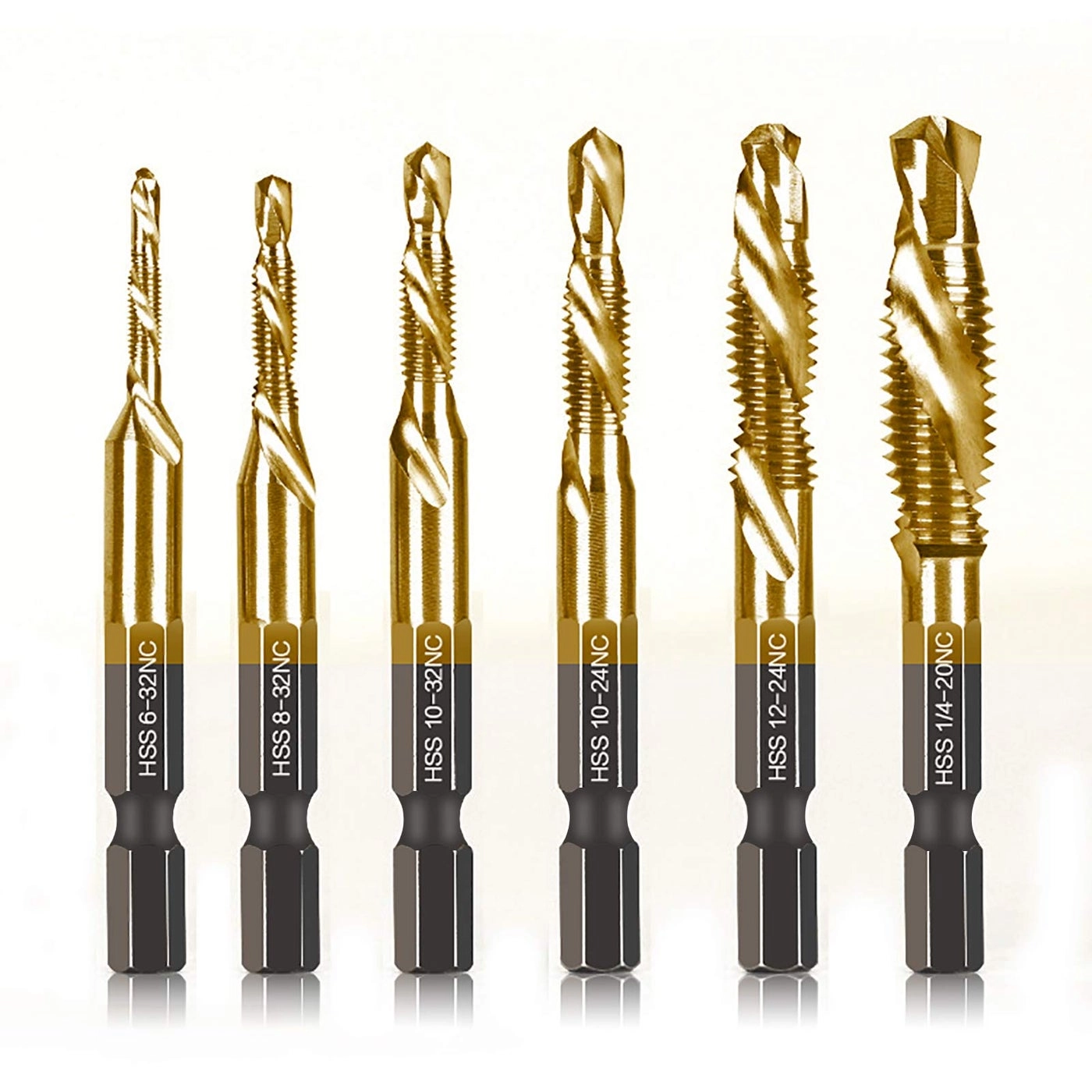 Drill & Tap Bits - high-speed steel 13 pcs