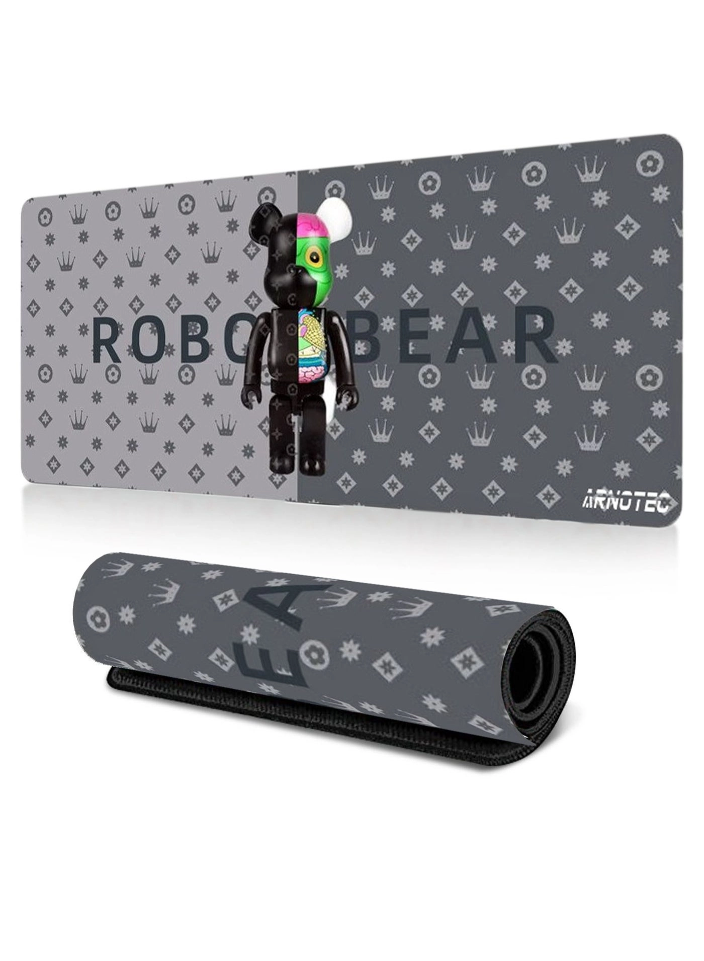 ARNOTEC Bearbrick Natural Rubber Gaming Mouse Pad - 80x30 cm