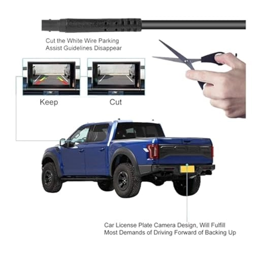 Car HD 4LED Rear View Backup Camera - 728 x 512