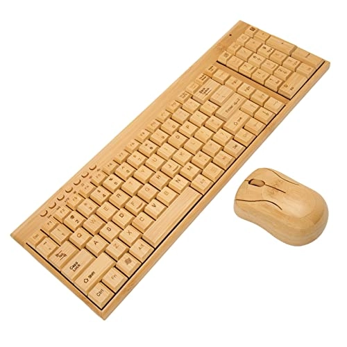 Computer Wireless Devices - Mouse and Keyboard Combo 2.4G Wireless 1200DPI