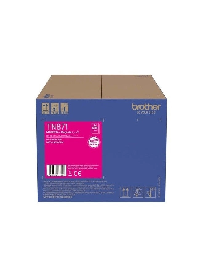 Brother TN-871 - 6500 pages Magenta