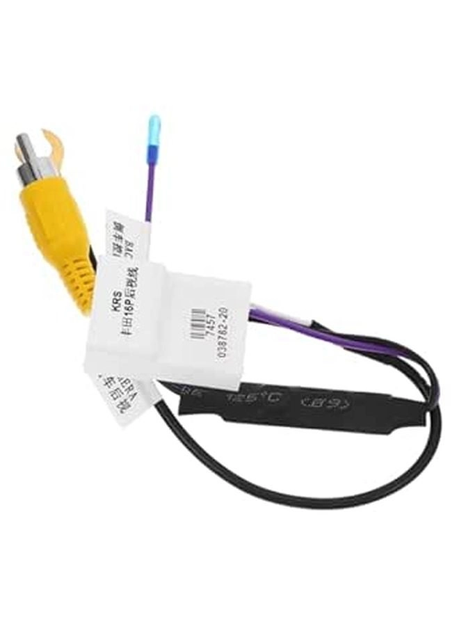 Ciieeo Backup Camera Wire Harness Cable - 16-pin Assorted Color