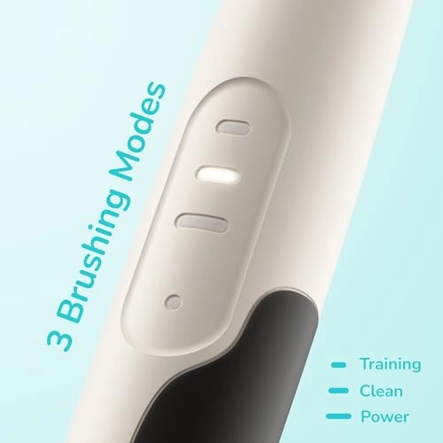 Sonic Kids Rechargeable Toothbrush - 3 Brushing Modes Over 5 Weeks Battery Life