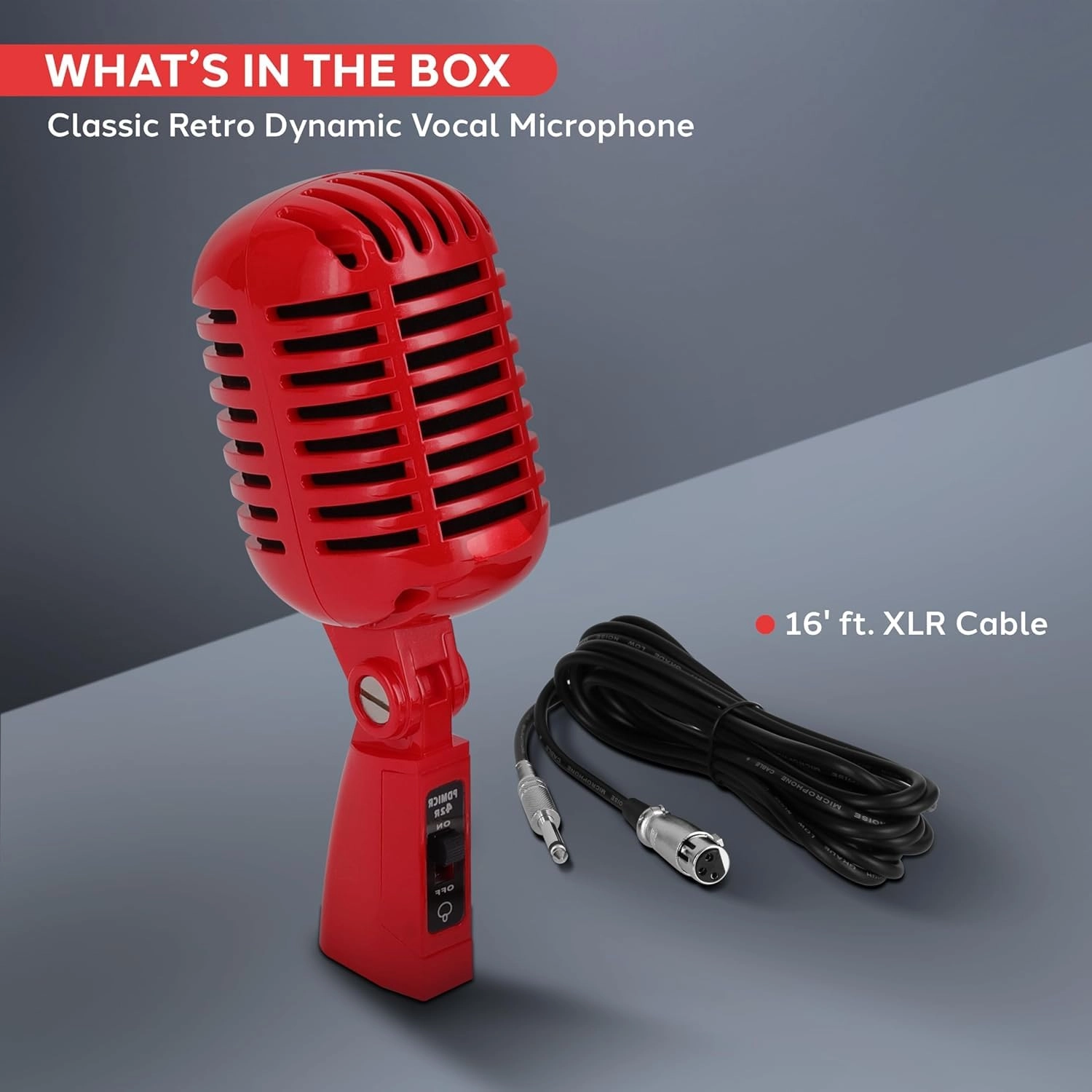 PDMICR42R XLR Microphone