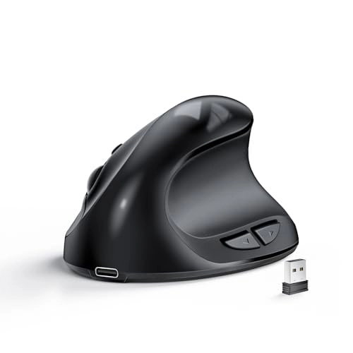 Wireless Ergonomic Mouse - Wireless 2.4GHz USB