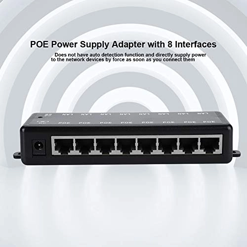 Poe Switch - DC12V–48V 8 IEEE802. 3af/at