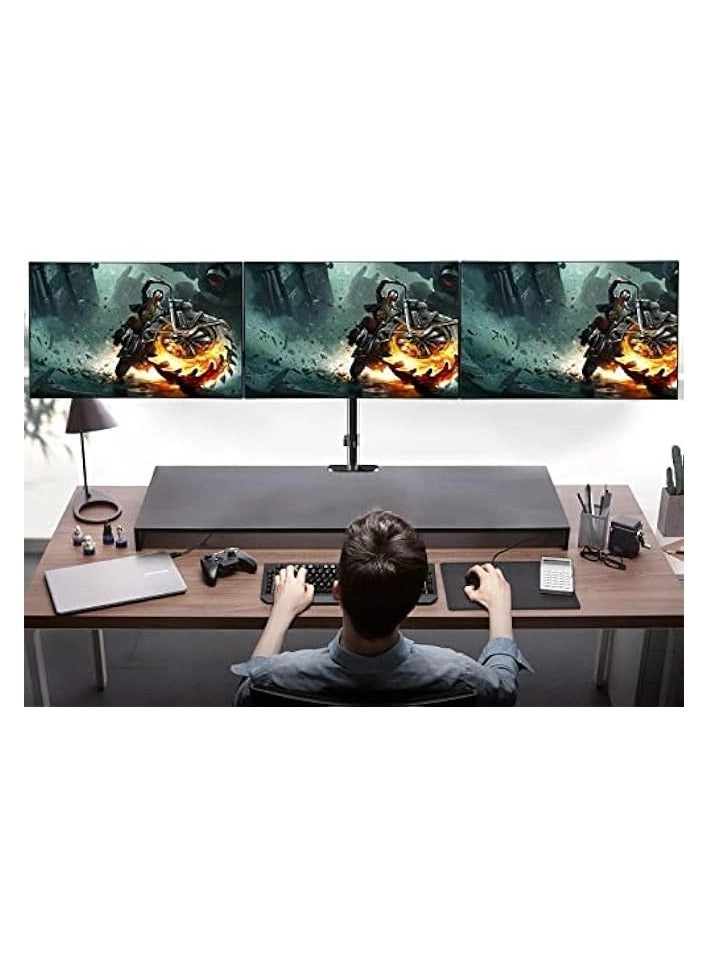 Triple Monitor Stand - Three 17-27 inch 75x75mm or 100x100mm