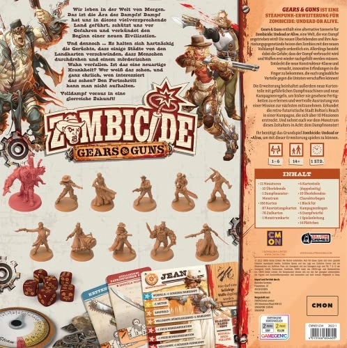 Zombicide: Gears & Guns Expansion - Enter The Steam Age of Undead Extermination!