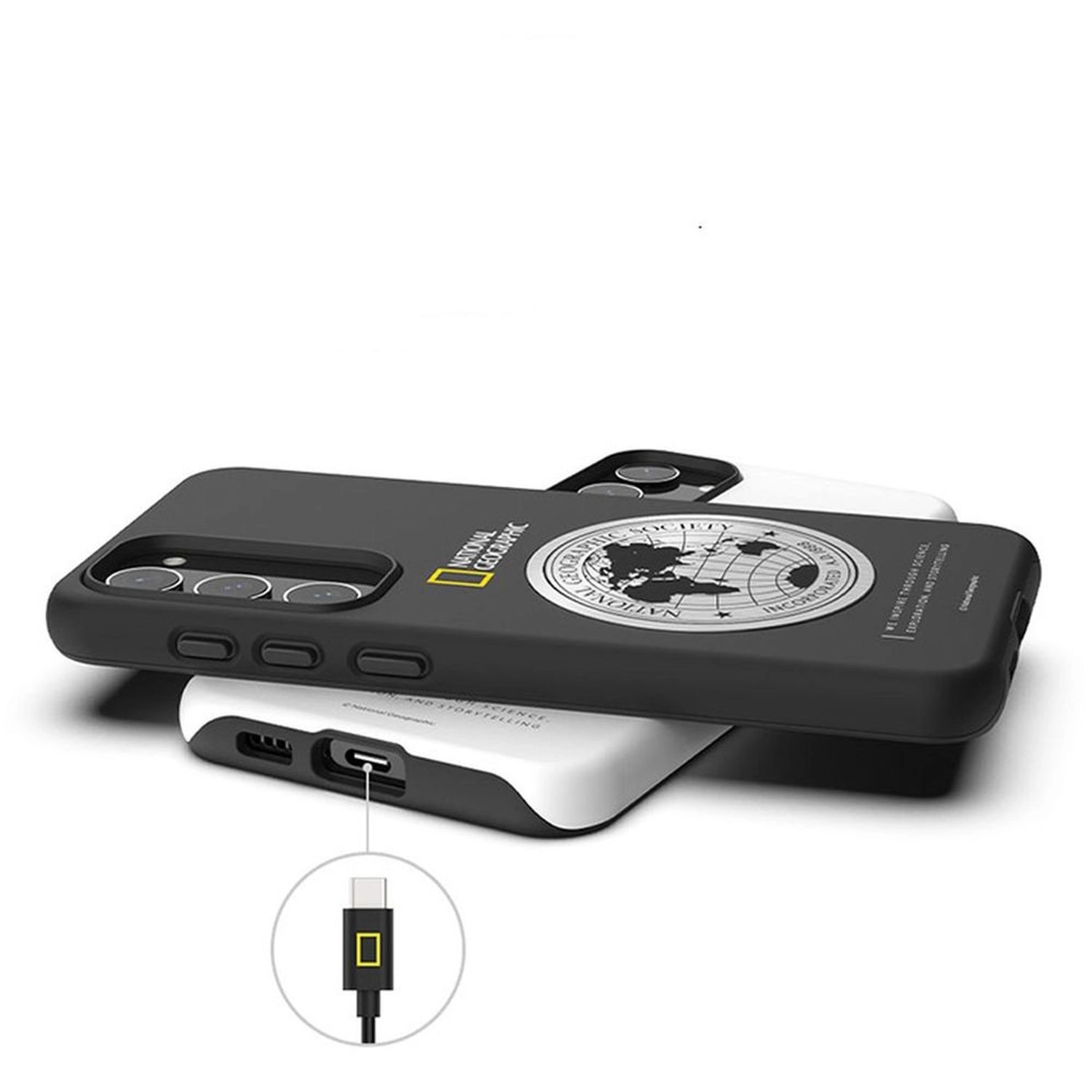 Metal Deco Hard Shell Case for Galaxy S23 Plus