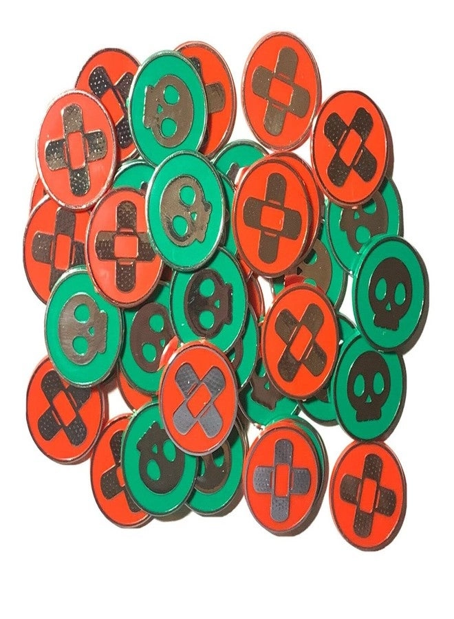 Pokémon Poison and Burn Condition Markers Counter Token - x20 Sets