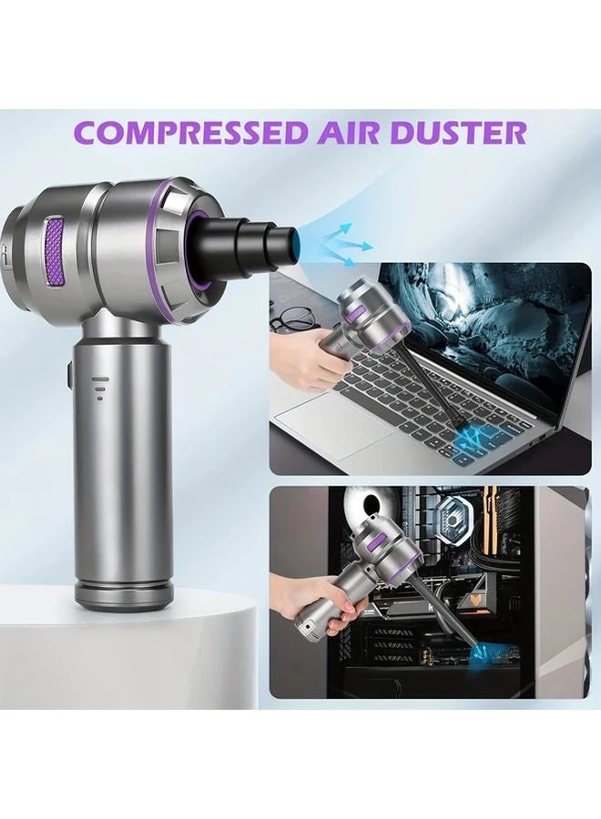 4-in-1 Wireless Handheld Vacuum Cleaner - 2000mAh