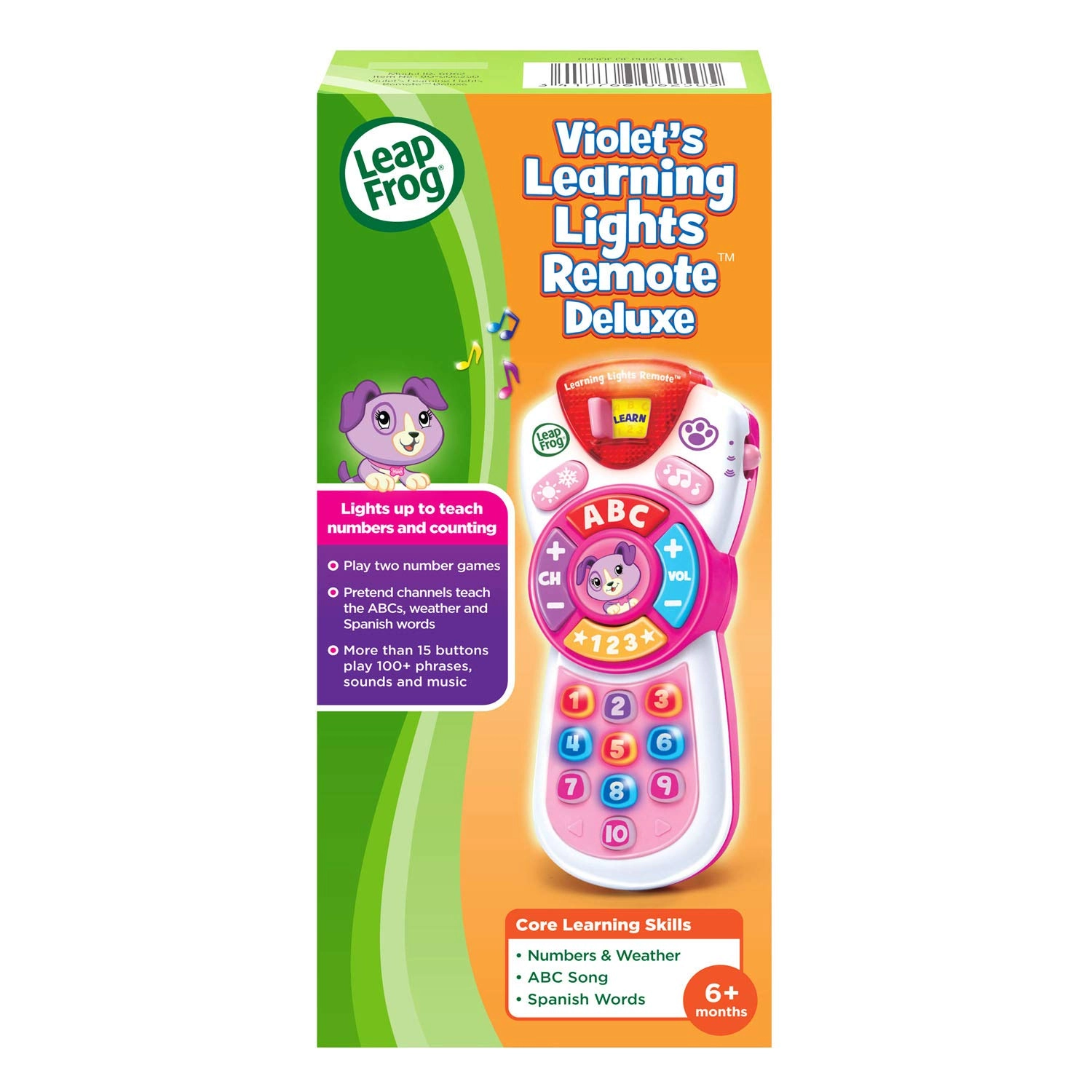 LeapFrog Violet's Learning Lights Remote Deluxe - 6 months+