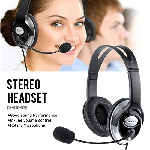 DH-660-USB Wired Headset