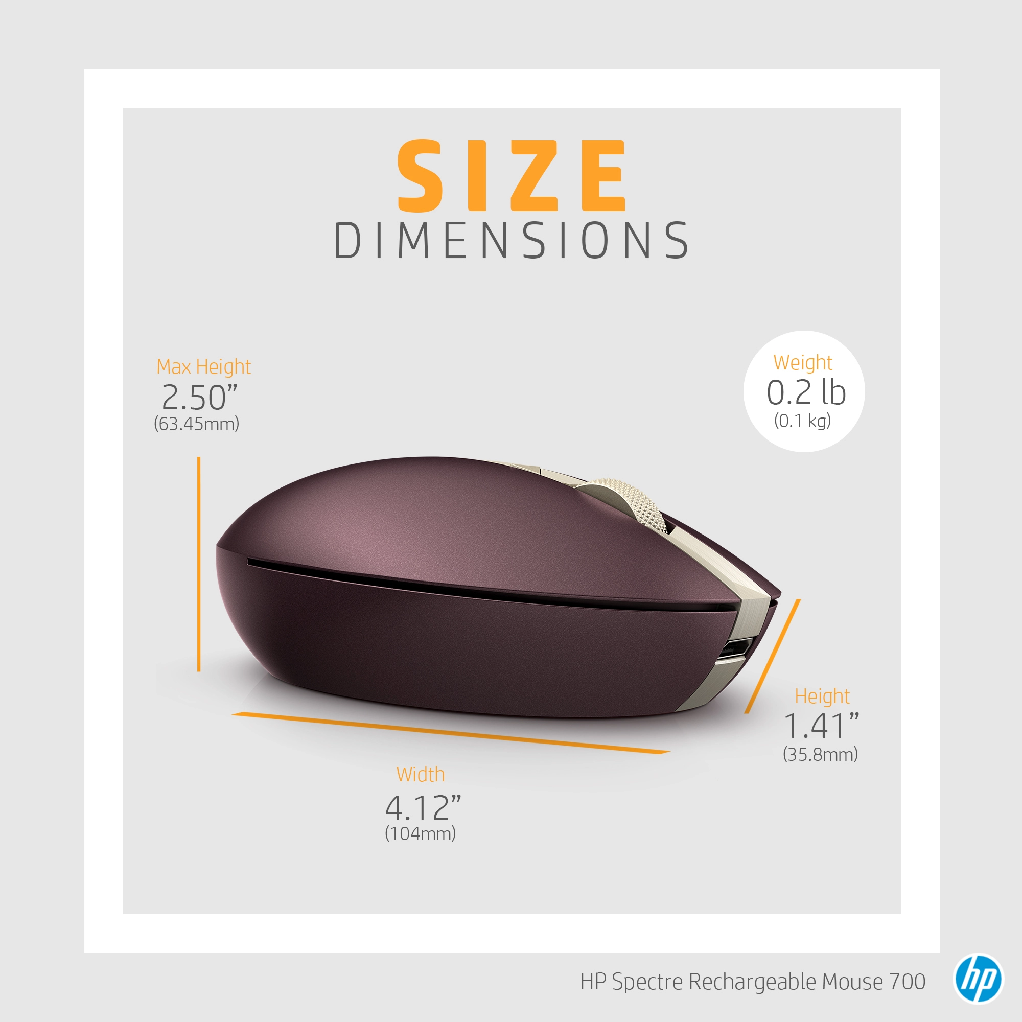 Spectre Rechargeable Mouse 700 - Wireless