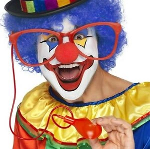 Smiffys Squirting Clown Glasses - M