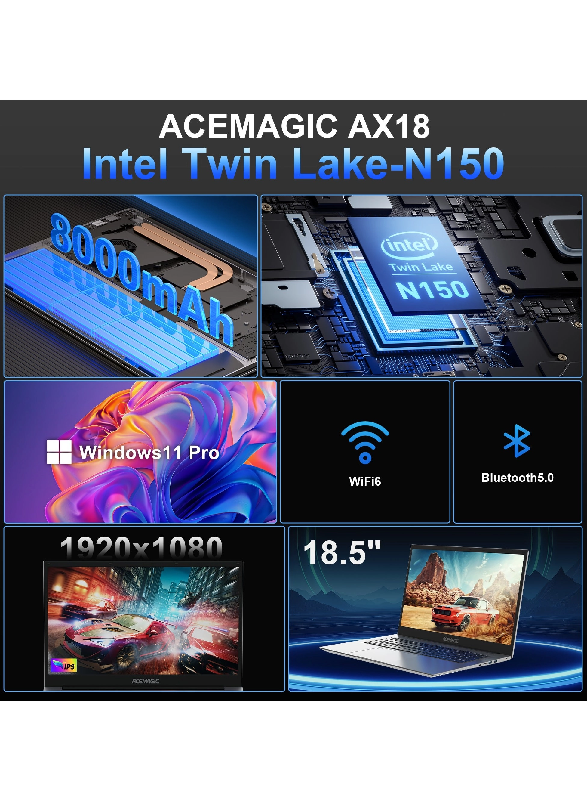 AX18 - 18.5'' 512GB 16GB N150