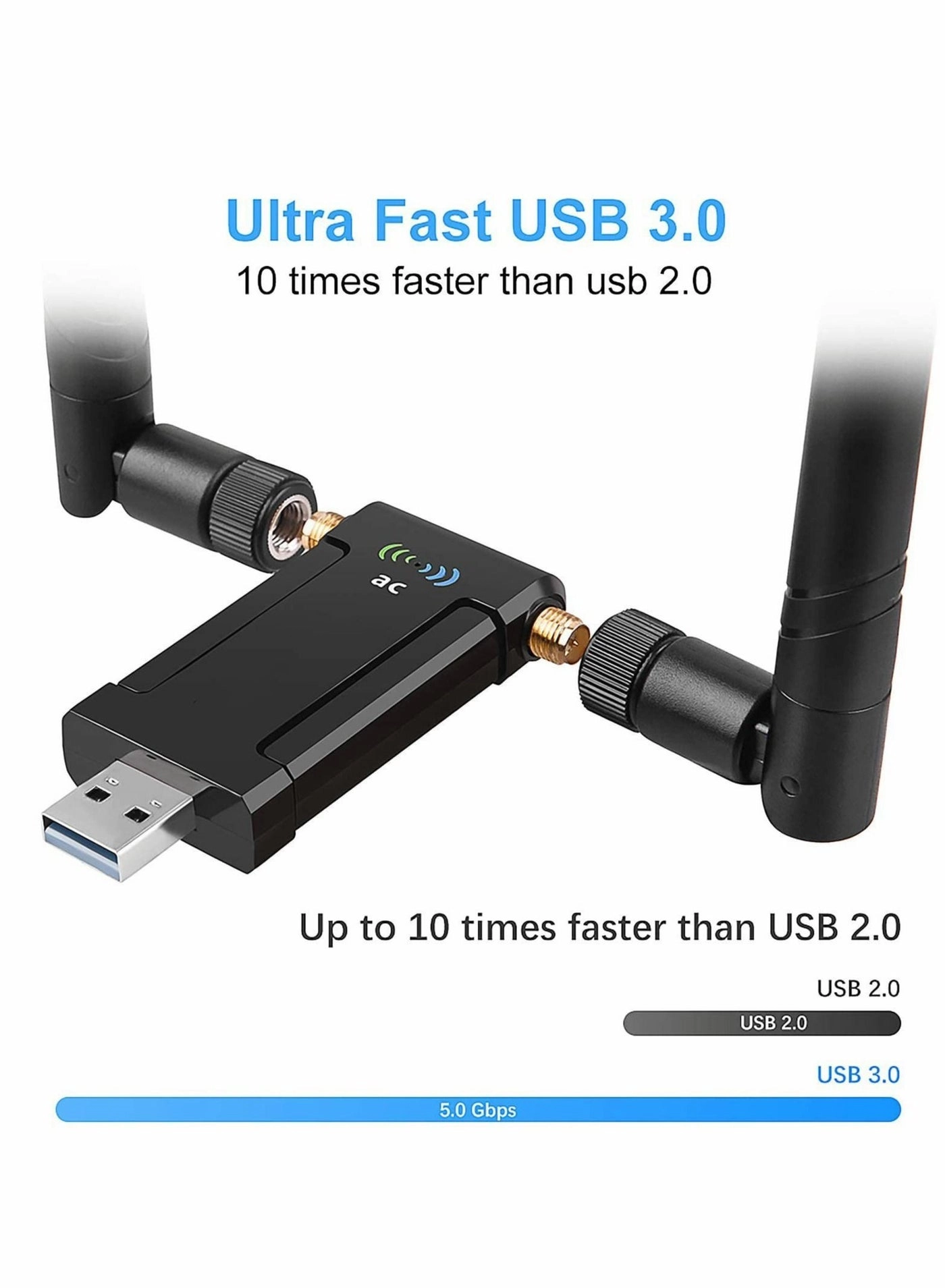 USB WiFi Adapter - 2.4GHz/5GHz