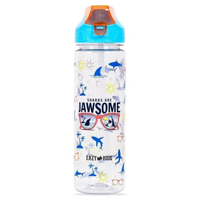 SAM BOX FZE Jawsome Shark 2 - In - 1 Tritan Water Bottle - 650 ml Sipper