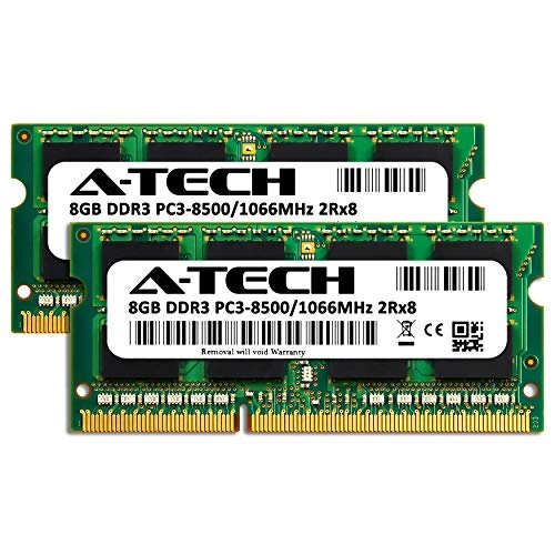 204-Pin SODIMM Memory Kit - 16GB 1066/1067 MHz DDR3