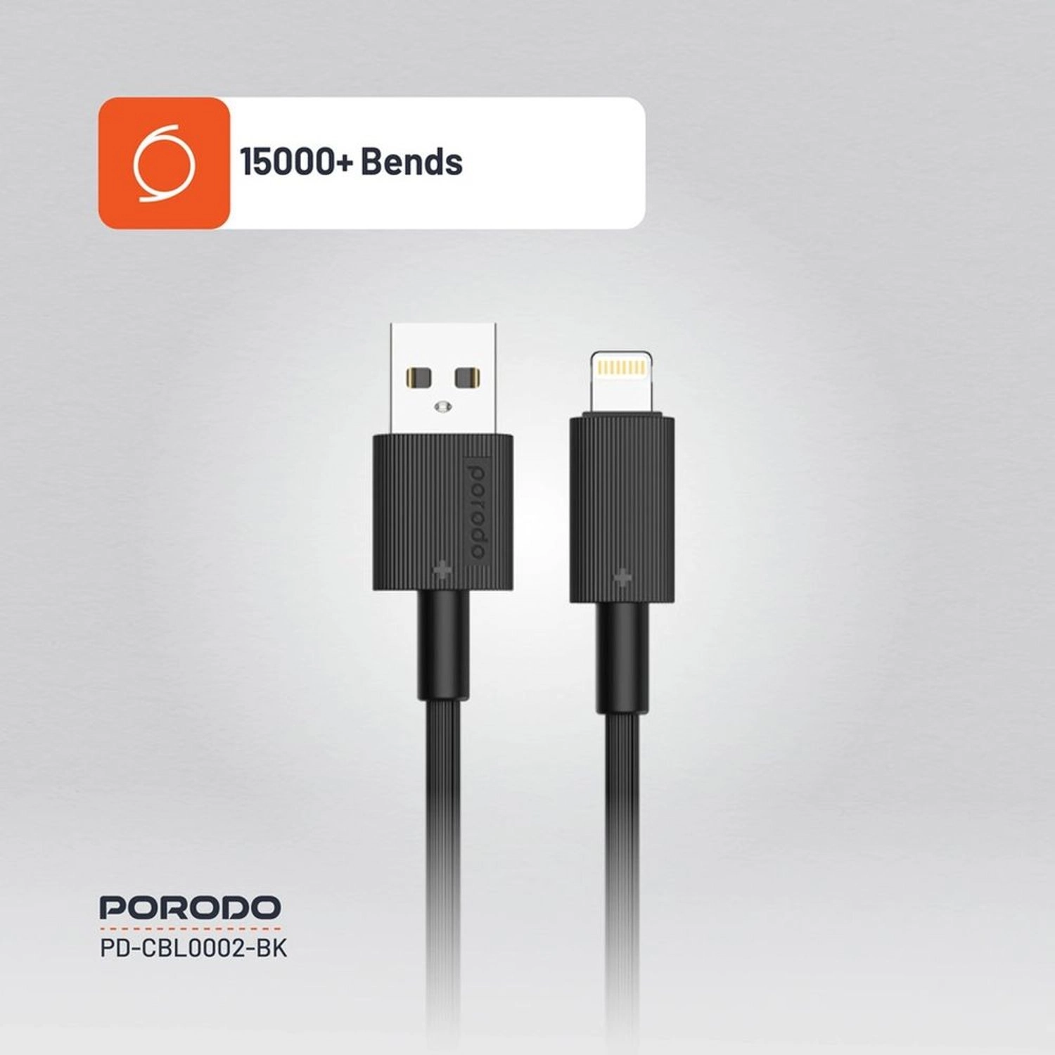 Woven Braided USB-A to Lightning Fast Charge Cable 1.2m