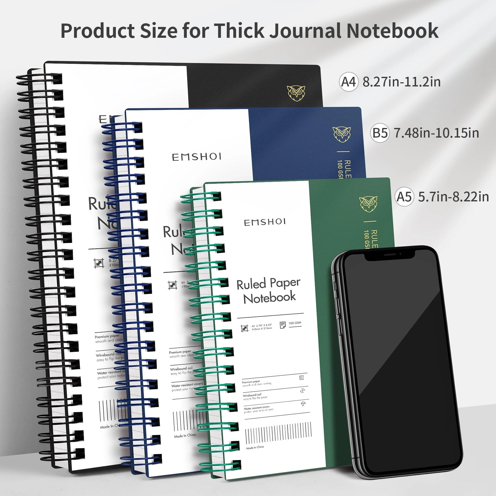 Notebook B5 Spiral - Lined 150 Sheets
