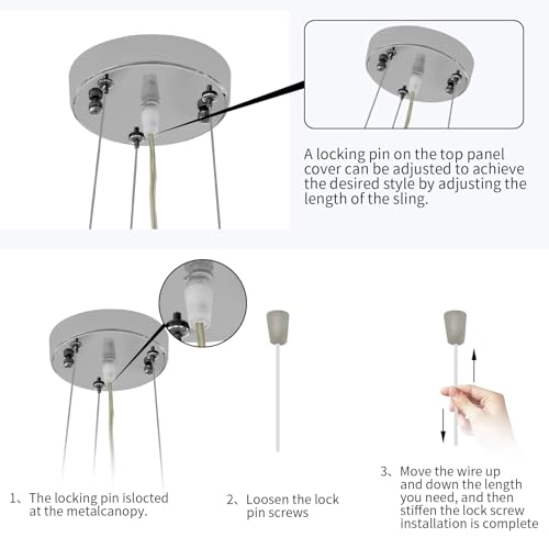 Modern LED Chandelier - Up to 110cm