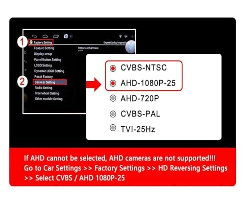 HD Car Rear View Camera - Wire AHD1080P
