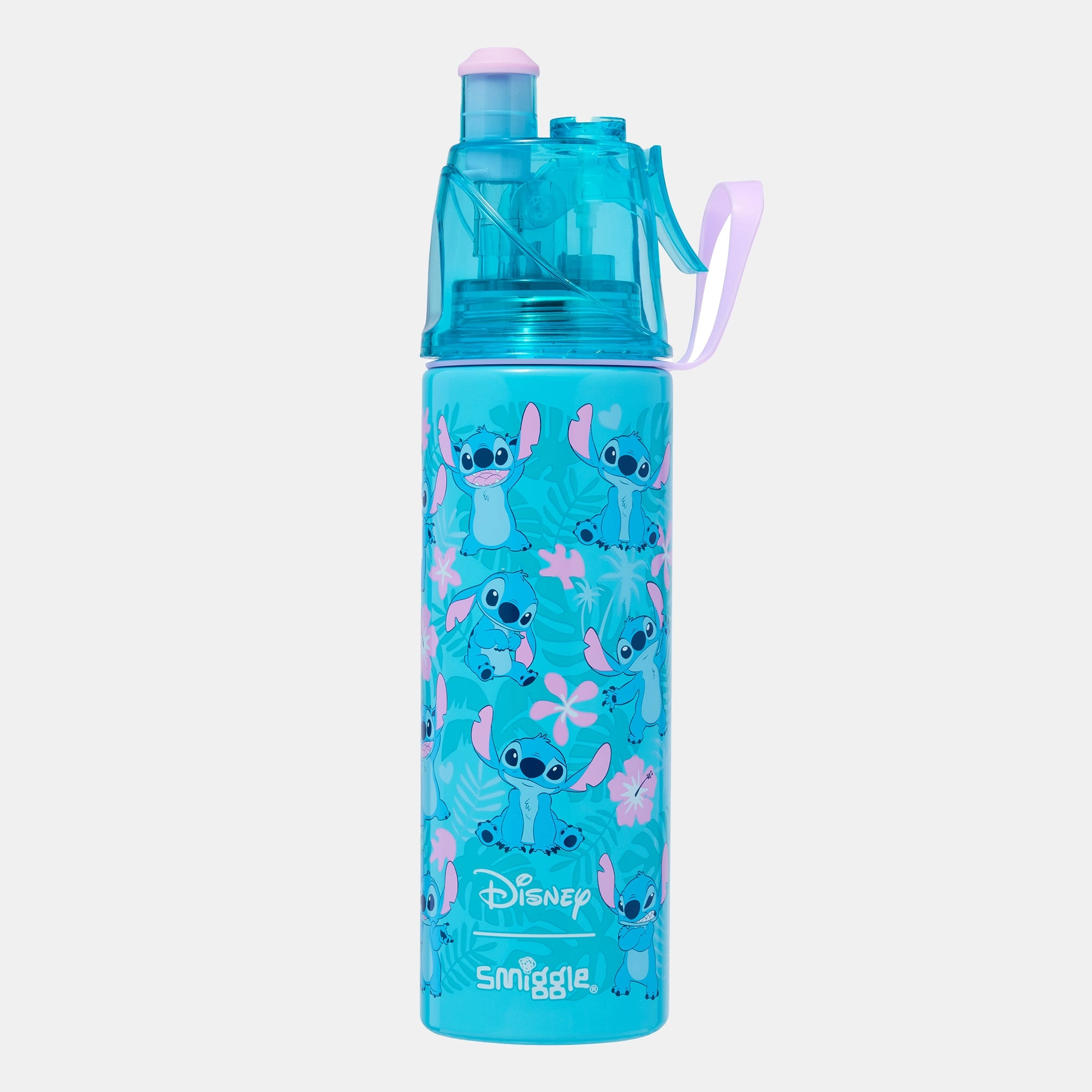 Smiggle Lilo & Stitch Insulated Bottle - Misting Function Tritan 500 ml