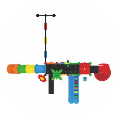 RW-12025 - 760×610×340cm Playground Set