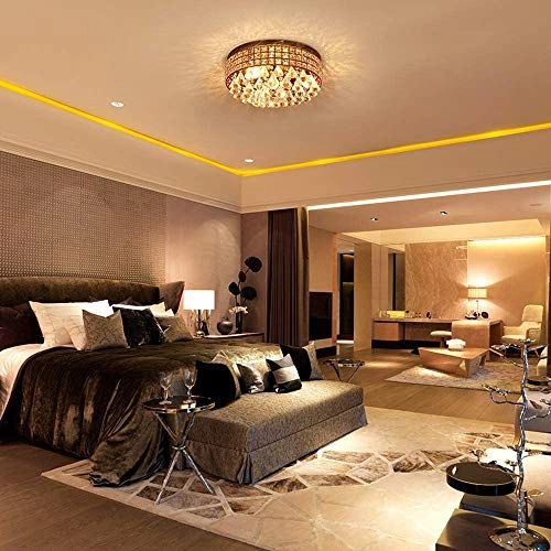 Crystal Chandelier - white light neutral white warm light Dimmable