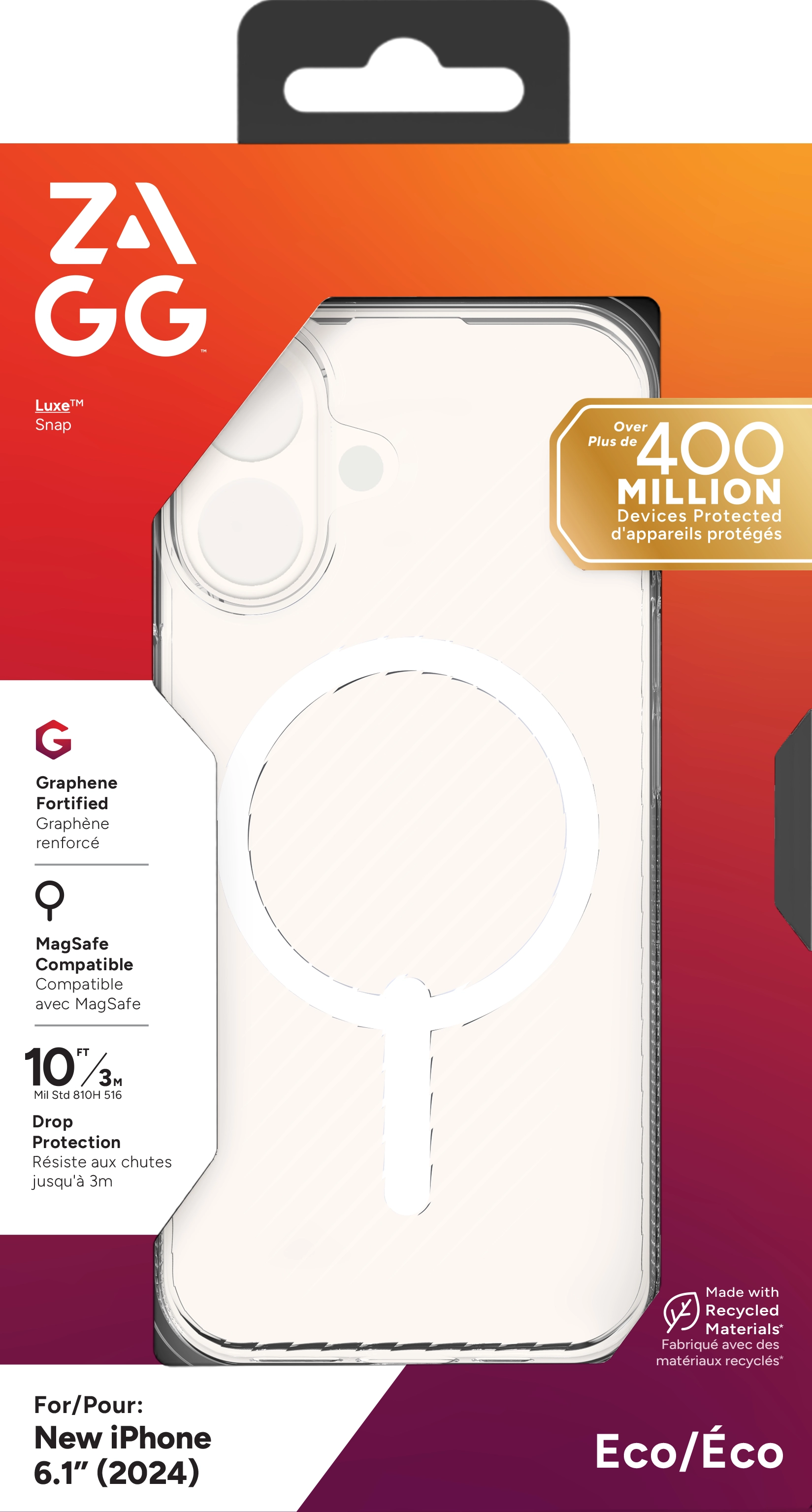 Luxe Snap Clear Case with MagSafe for Apple iPhone 16