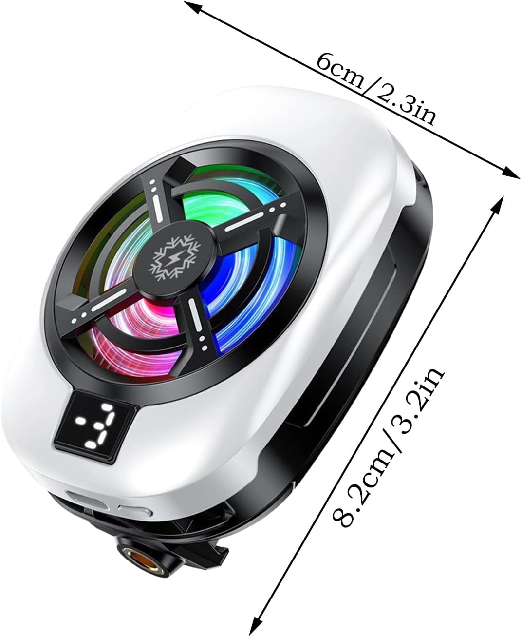 Silent Phone Cooler - Magnetic RGB Fan