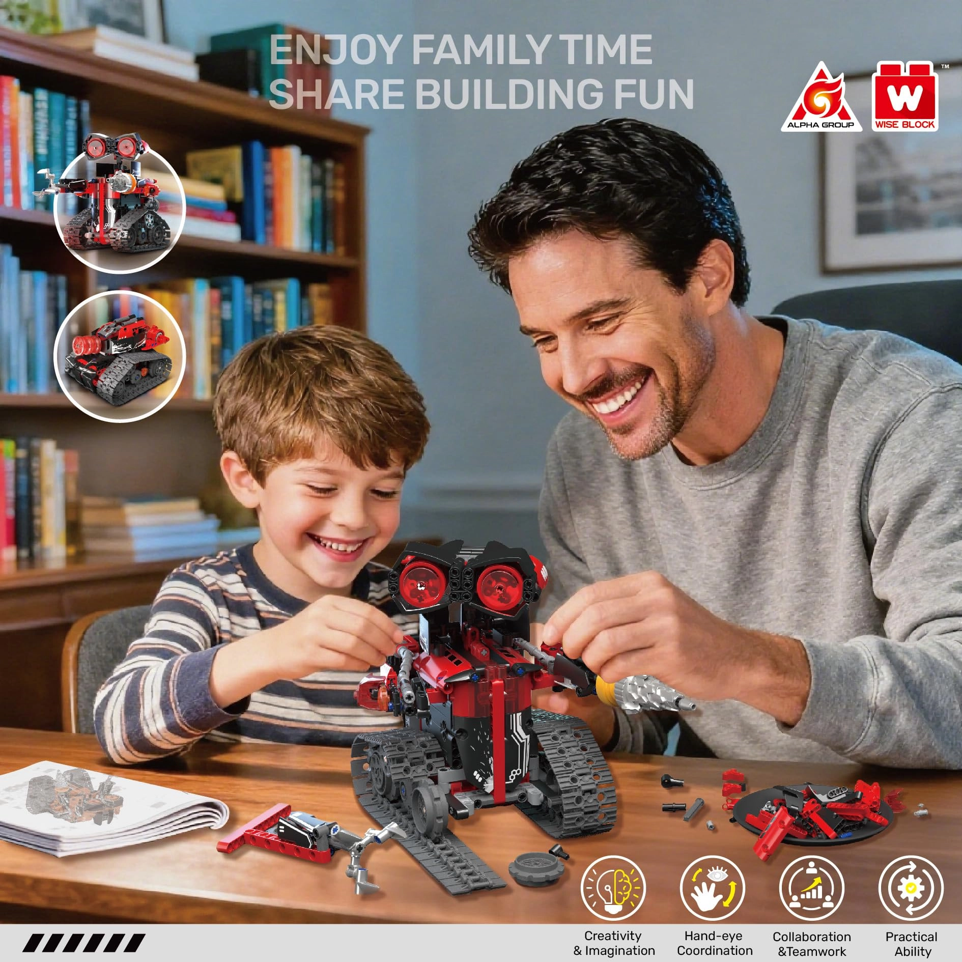 Robot Building Kit - 533 pcs