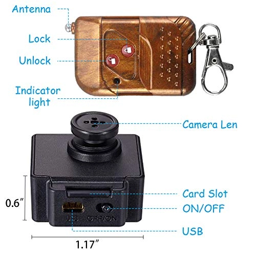 TV-Remote-Button-Security-Camera