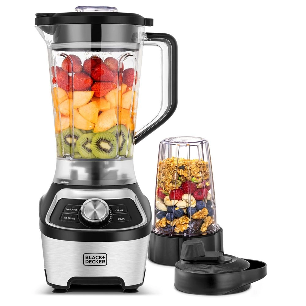 BD-BXH1200-B5 - Stainless steel six-blade design Smoothie and Ice crush presets 500ml travel cup
