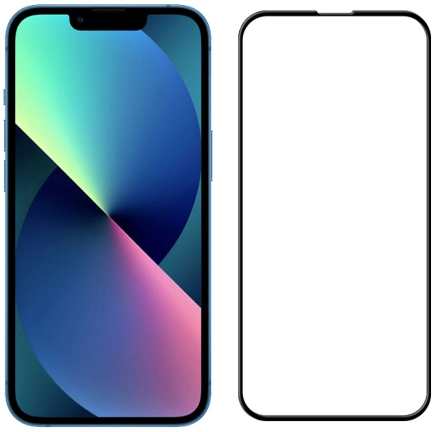 glassology Screen Protector for iPhone 14 - Tempered Glass Edge-to-Edge