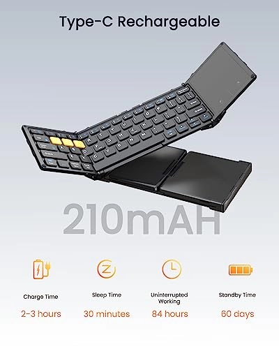 Foldable Bluetooth Keyboard - Bluetooth RF