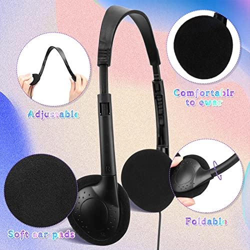 100 Pack School Headphones - Wired Headphone