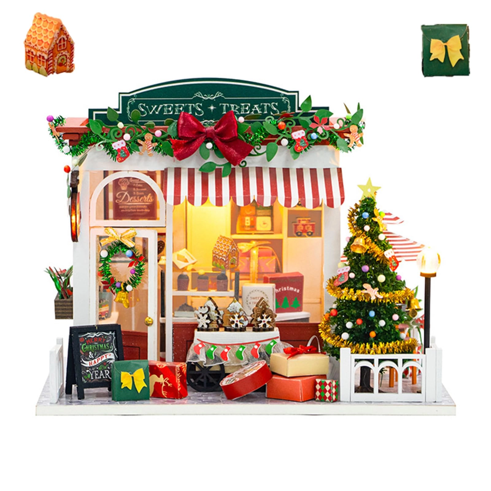 Miniature Dollhouse Kit - Wood Assembly Required