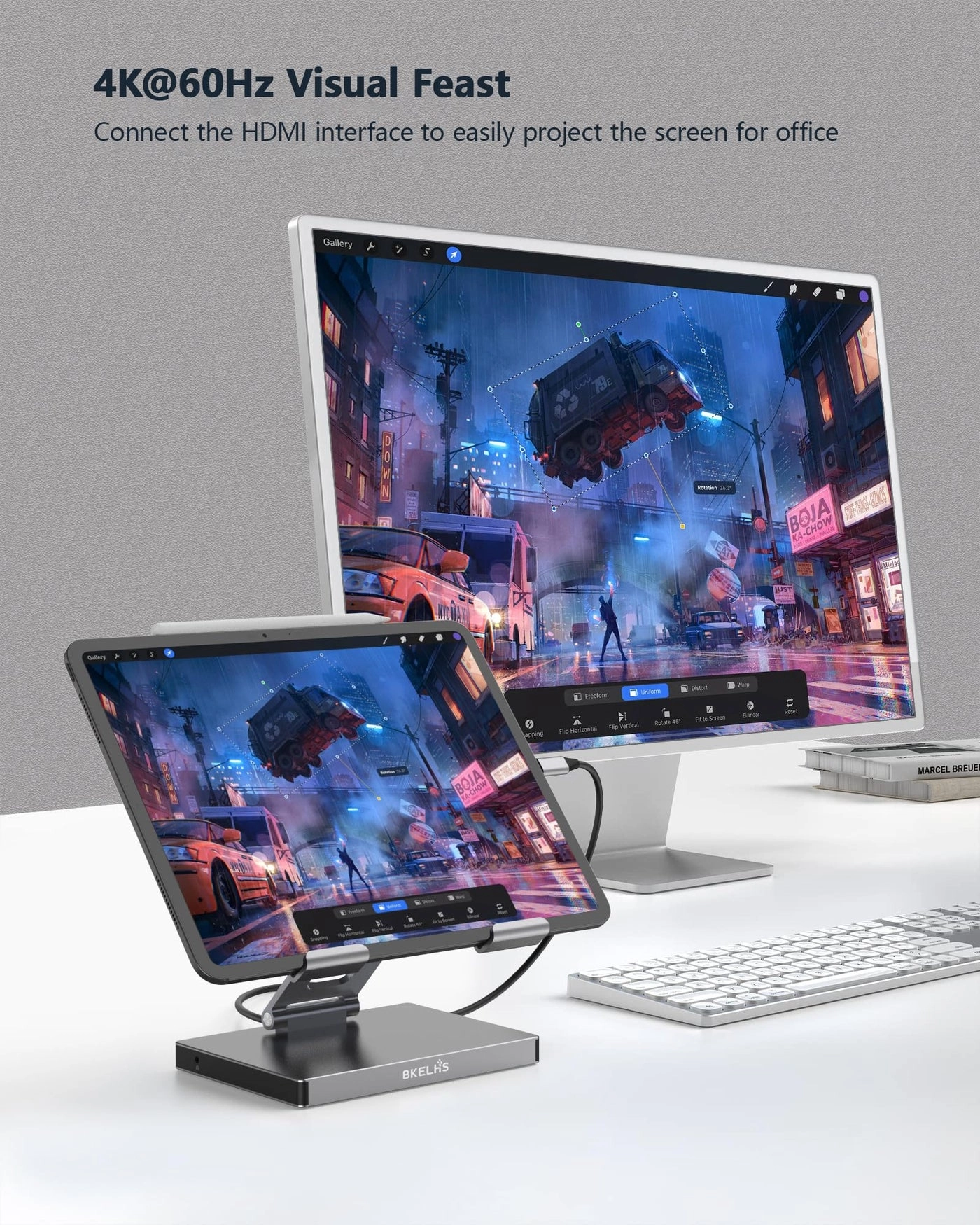 iPad Pro USB C Hub Stand